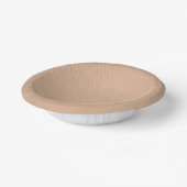 Rustic Kraft Look 7" Disposable Paper Bowl Papieren Kommen (Gebogen)