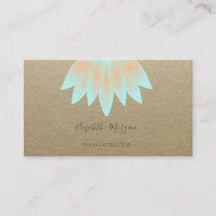 Rustic Kraft, Lotus, Yogadocent Visitekaartje