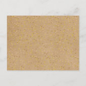 Rustic Kraft Love Heart Calendar Save the Date Aankondigingskaart (Achterkant)