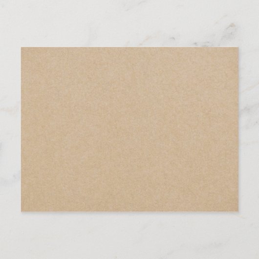 Rustic Kraft met de hand getrokken bergen & Trees  Uitnodiging Briefkaart (Achterkant)