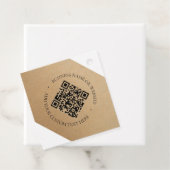 Rustic Kraft Modern Stijlvol Professioneel Bedankjes Labels (In situ)