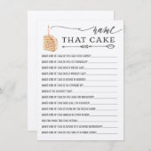 Rustic Kraft-naam die Vrijgezellenfeest gaam maakt Informatiekaartje (Voorkant / Achterkant)