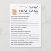 Rustic Kraft-naam die Vrijgezellenfeest gaam maakt Informatiekaartje (Voorkant)