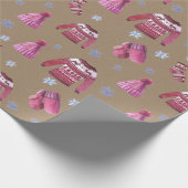 Rustic Kraft Nordic Sweaters Socks Petten & Mitts Cadeaupapier (Hoek)