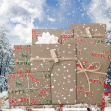 Rustic Kraft North Pole Speciale levering Naam toe