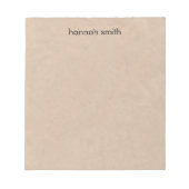 Rustic Kraft Notitieblok (Voorkant)