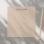 Rustic Kraft Notitieblok<br><div class="desc">Rustic Kraft-laptop. Achtergrond van afbeelding voor kraft voor aux</div>