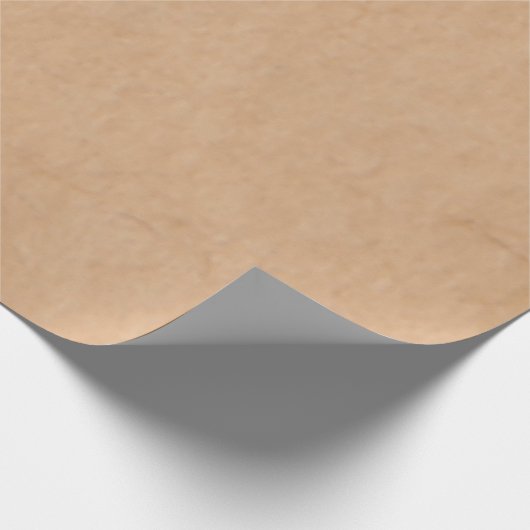 Rustic Kraft Paper Background Style Wrapping Paper Cadeaupapier (Hoek)