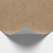 Rustic Kraft Paper Background Style Wrapping Paper Cadeaupapier (Hoek)