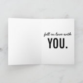 Rustic Kraft Paper Funny Valentijnsdag Feestdagen Kaart (Binnen)