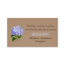 Rustic Kraft Paper Hydrangeas Floral Wedding