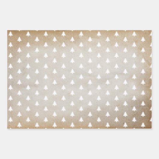 Rustic Kraft Paper Merry Prettige feestdagen (Voorkant 2)