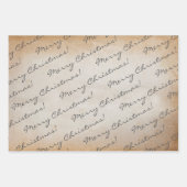 Rustic Kraft Paper Merry Prettige feestdagen (Voorkant)