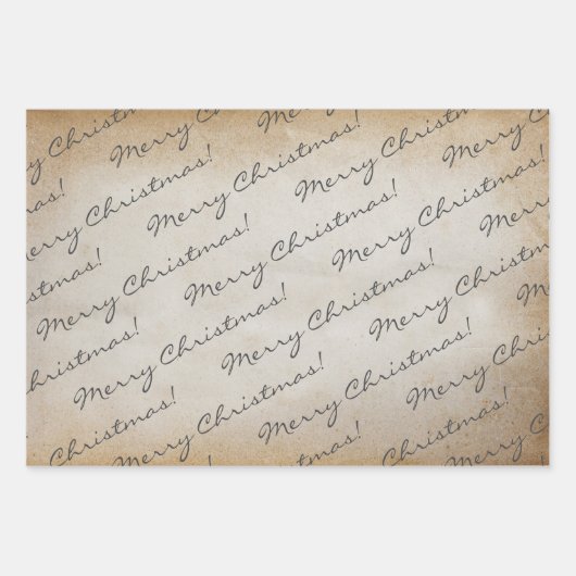 Rustic Kraft Paper Merry Prettige feestdagen (Voorkant)