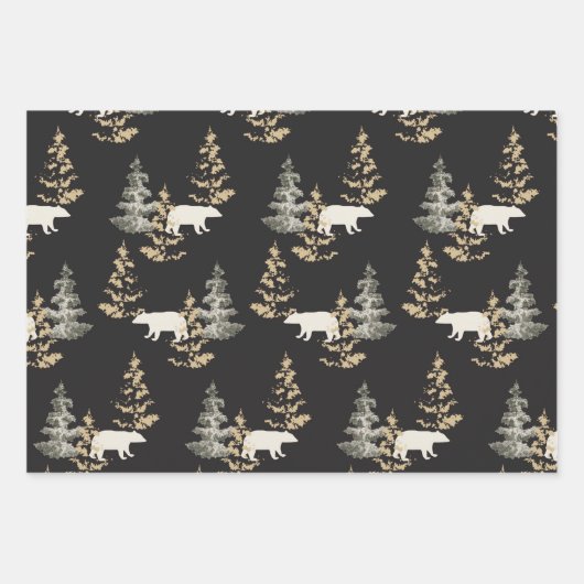 Rustic Kraft Paper | Minimale kerstboomschets (Voorkant 3)