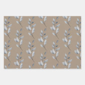 Rustic Kraft Paper Silver Grey Eucalyptus Sprigs (Voorkant 3)