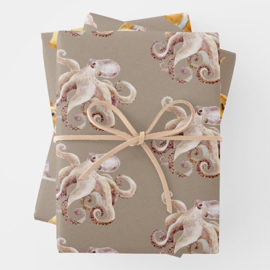 Rustic Kraft Paper Waterverf Aquarium 3 (In situ)