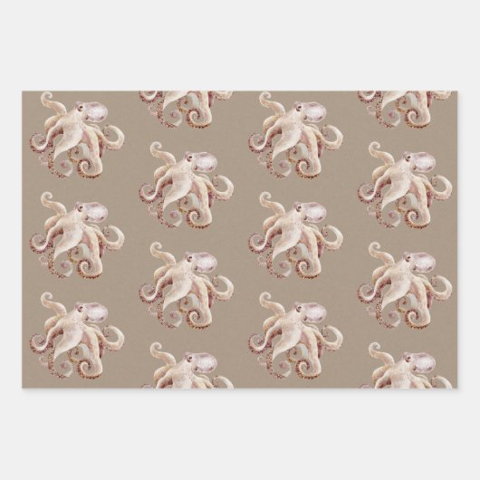 Rustic Kraft Paper Waterverf Aquarium 3 (Voorkant)