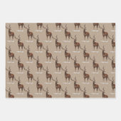 Rustic Kraft Paper Winter Woodland SpruceTrees 3 (Voorkant 3)