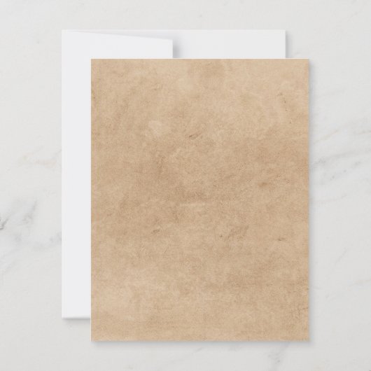 Rustic Kraft Pink Waterverf Floral 18e verjaardag Kaart (Achterkant)