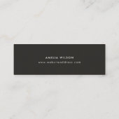 Rustic Kraft Relax Script Handgemaakt Mini Visitekaartje (Achterkant)