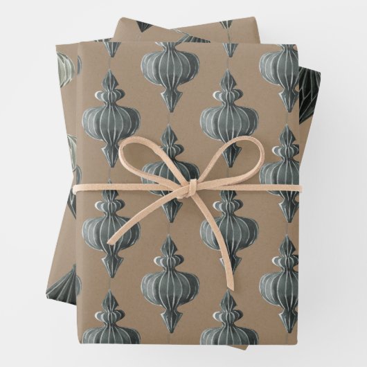 Rustic Kraft  Scandinavische papieren siervoorwerp Inpakpapier Vel (In situ)