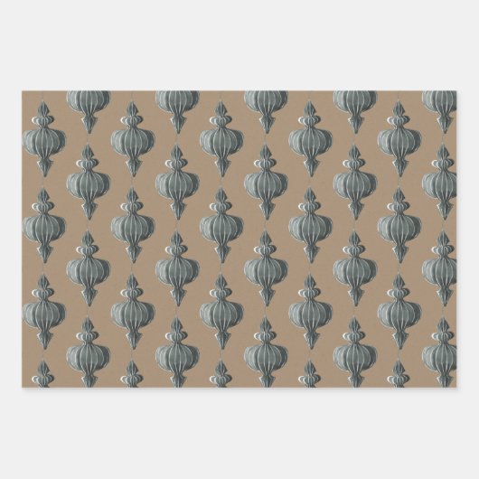 Rustic Kraft  Scandinavische papieren siervoorwerp Inpakpapier Vel (Voorkant)