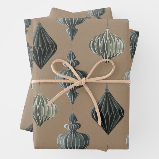 Rustic Kraft  Scandinavische papieren siervoorwerp Inpakpapier Vel (In situ)