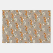 Rustic Kraft Seahorse under the Zee Inpakpapier Vel (Voorkant 3)