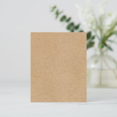Rustic Kraft Simple Stylish Boho (Staand voorkant)