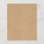 Rustic Kraft Simple Stylish Boho (Achterkant)