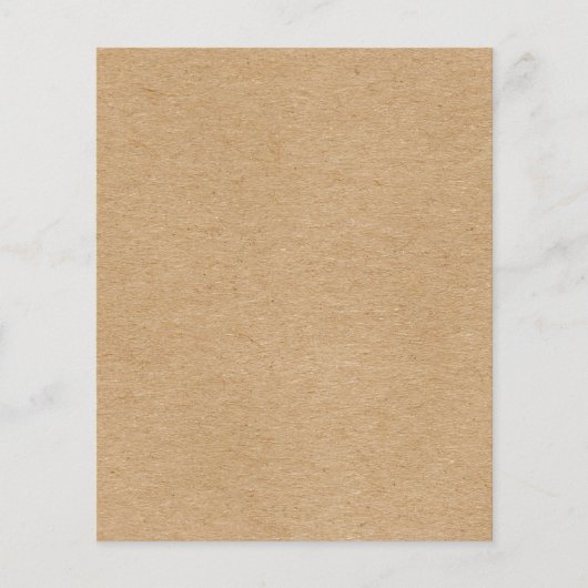 Rustic Kraft Simple Stylish Boho (Voorkant)