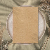 Rustic Kraft Simple Stylish Boho Bedankkaart