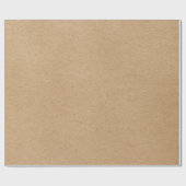 Rustic Kraft Simple Stylish Boho Cadeaupapier (Vlak)