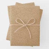 Rustic Kraft Simple Stylish Boho Inpakpapier Vel (In situ)