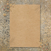 Rustic Kraft Simple Stylish Boho Kaart