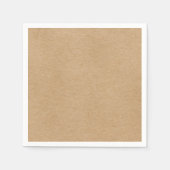 Rustic Kraft Simple Stylish Boho Servet (Voorkant)