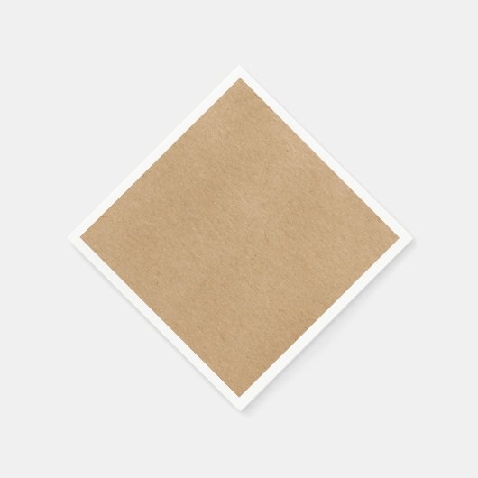 Rustic Kraft Simple Stylish Boho Servet (Hoek)