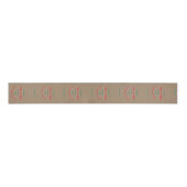 Rustic Kraft Special Delivery from North Pole 3" Grosgrain Lint (Voorkant)