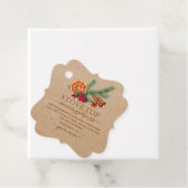 Rustic Kraft Stovetop Potpourri Tag Bedankjes Labels (In situ)