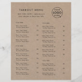 Rustic Kraft Takeout | Menu Restaurant Takeaway