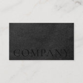 Rustic Kraft-Textured Paper Minimalist Generic Visitekaartje (Voorkant)