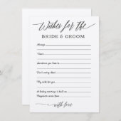 Rustic Kraft vraagt advies voor de Bride & Groom Informatiekaartje (Voorkant / Achterkant)
