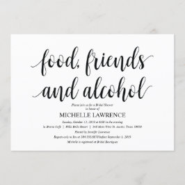 Rustic Kraft Vrijgezellenfeest brunch Invites Kaart