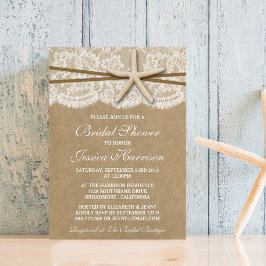 Rustic Kraft, Vrijgezellenfeest met kant en staart Kaart