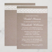 Rustic Kraft &  Vrijgezellenfeest witte zout Kaart (Voorkant / Achterkant)