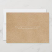 Rustic Kraft We hebben nieuwe adres aankondiging v (Achterkant)