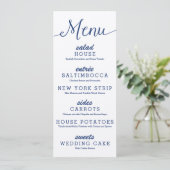 Rustic Kraft Wedding Menu (Staand voorkant)