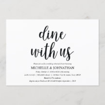 Rustic Kraft Wedding Repetitie Diner Uitnodigt