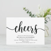 Rustic Kraft Wedding Repetitie Diner Uitnodigt Kaart (Staand voorkant)